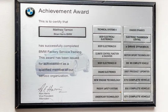 BMW Achivement Award